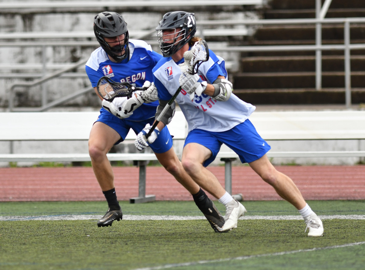 Oregon high school boys lacrosse 2022 all star game Taylor Balkom 29